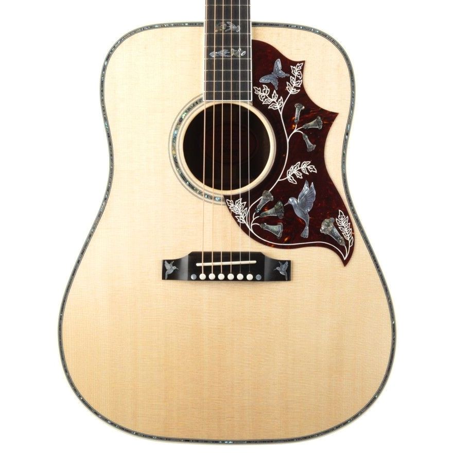 Gibson Acoustic Sshcange Hummingbird Custom Koa Acoustic Guitar - Antique Natural