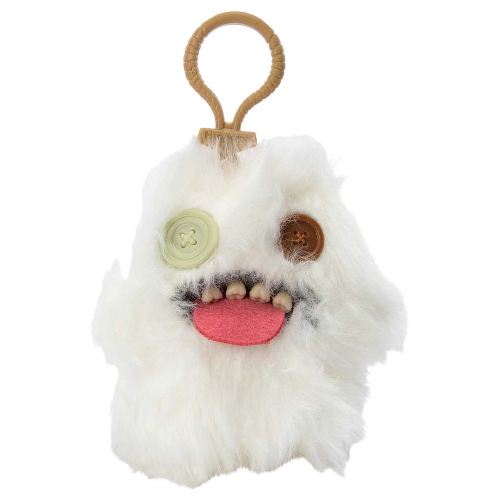 Zuru Fuggler Oogah Boogah Plush Key Ring - White