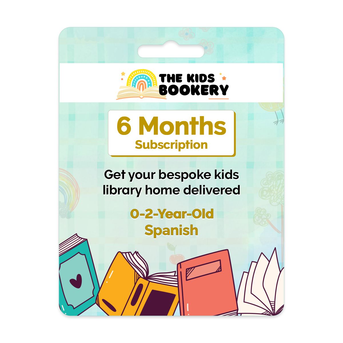 The Kids Bookery - 6 Months Kids Books Subscription - Spanish (0 to 2 Years)