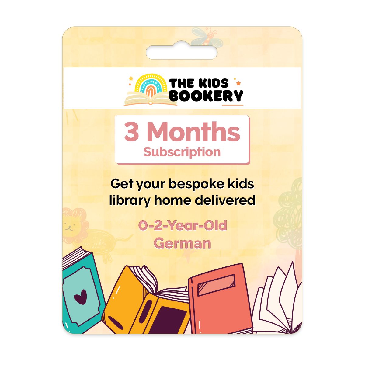 The Kids Bookery - 3 Months Kids Books Subscription - German (0 to 2 Years)