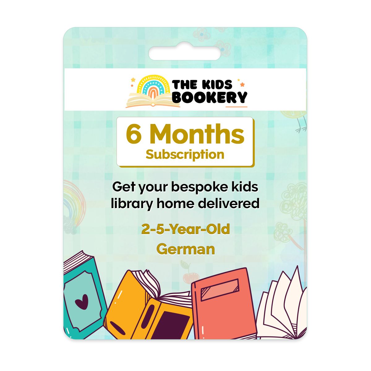 The Kids Bookery - 6 Months Kids Books Subscription - German (2 to 5 Years)