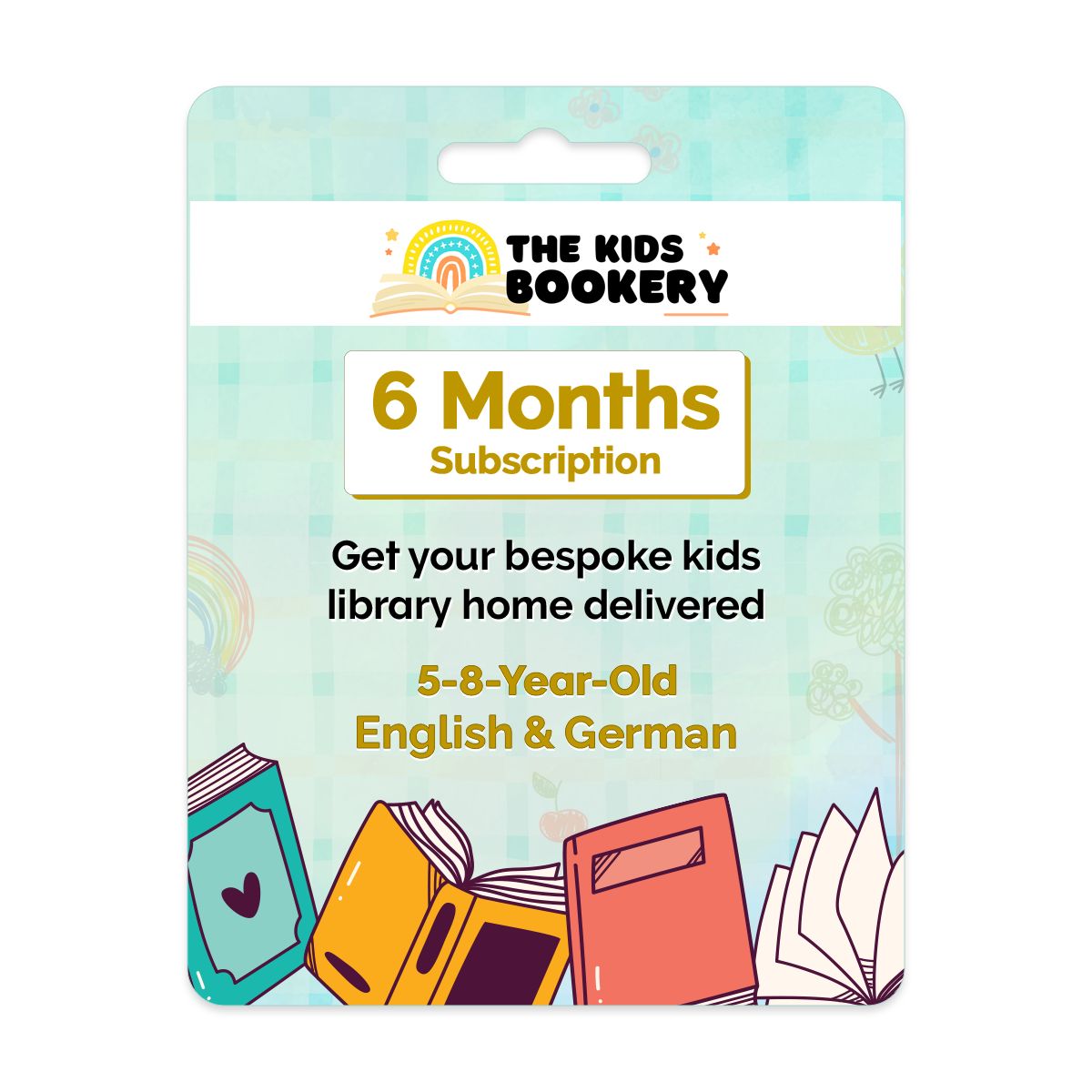 The Kids Bookery - 6 Months Kids Books Subscription - English & German (5 to 8 Years)
