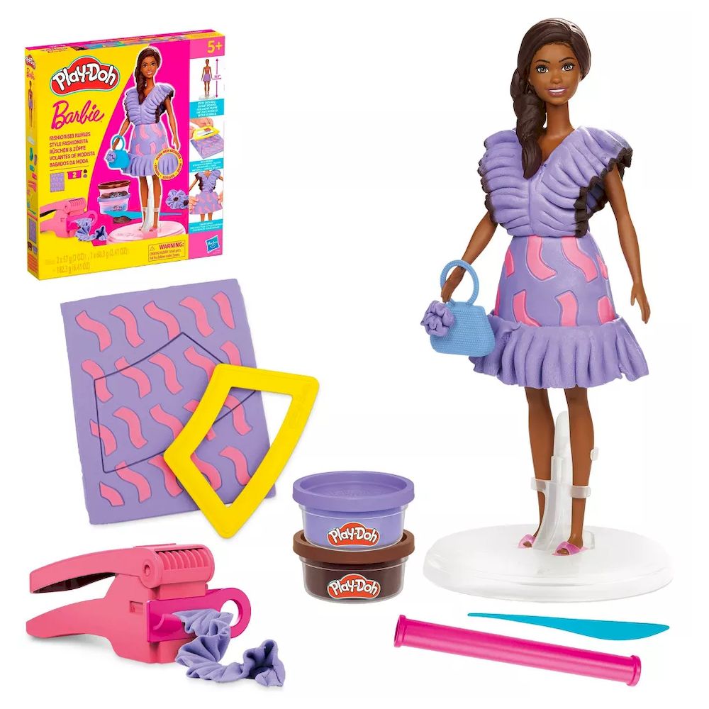 Hasbro Play-Doh Barbie Fashionista Ruffles Playset