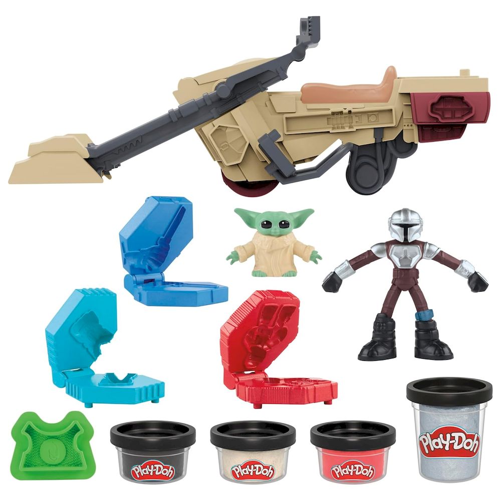 Hasbro Play-Doh Star Wars The Mandalorian Launching Speeder Playset
