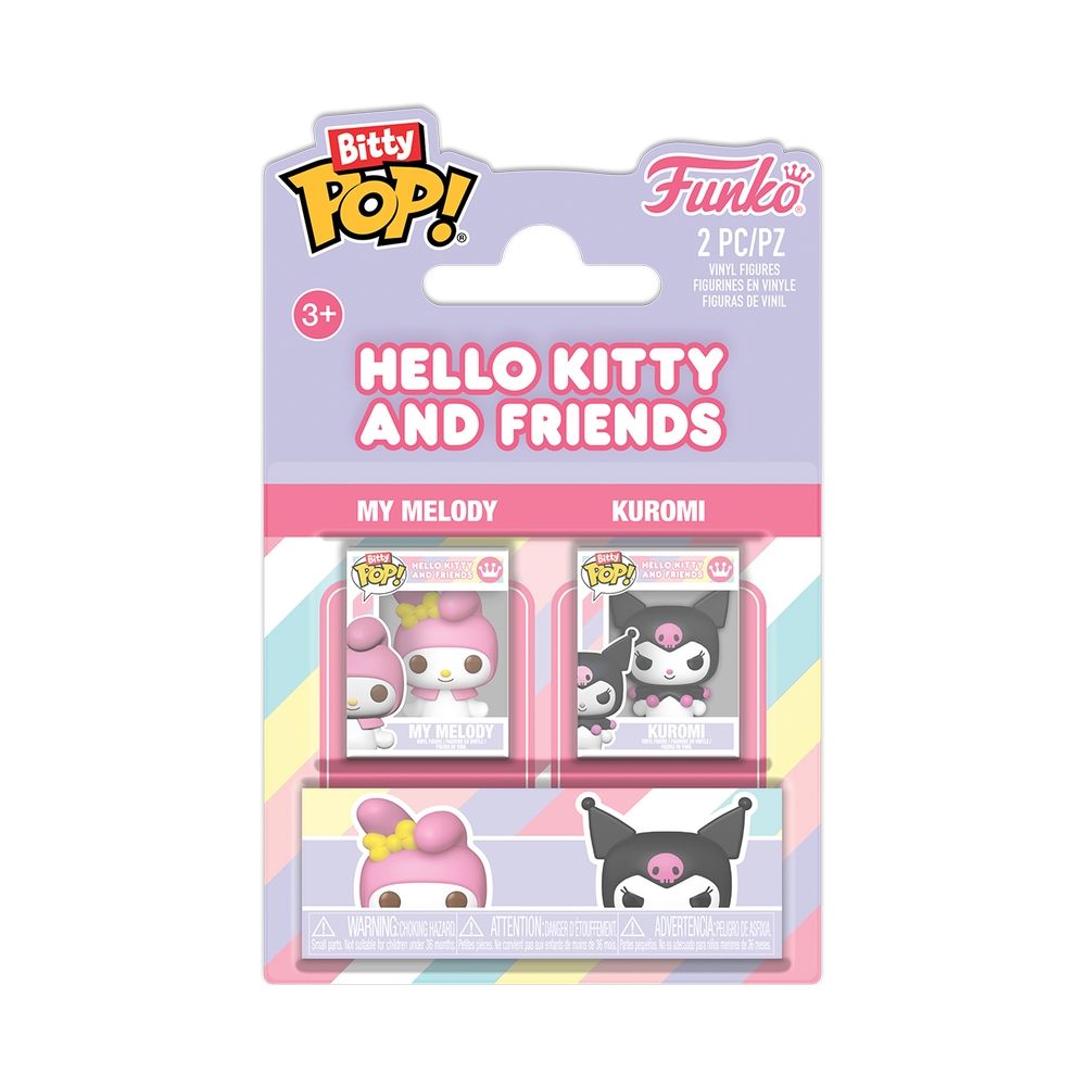 Funko Bitty Pop! Animation Sanrio My Melody And Kuromi Vinyl Figure (Pack Of 2)
