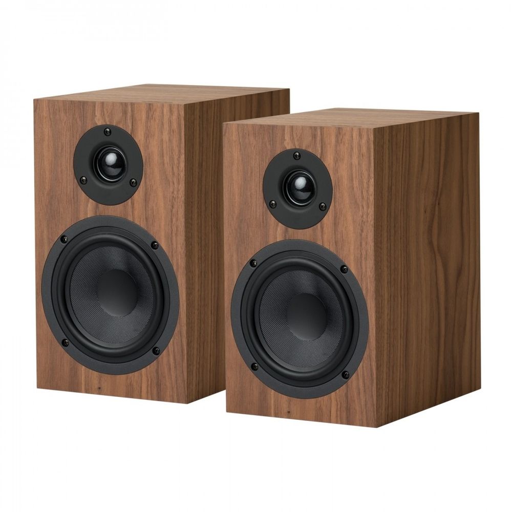Colourful Audio System Monitor Speakers - Walnut (Uk Plug)