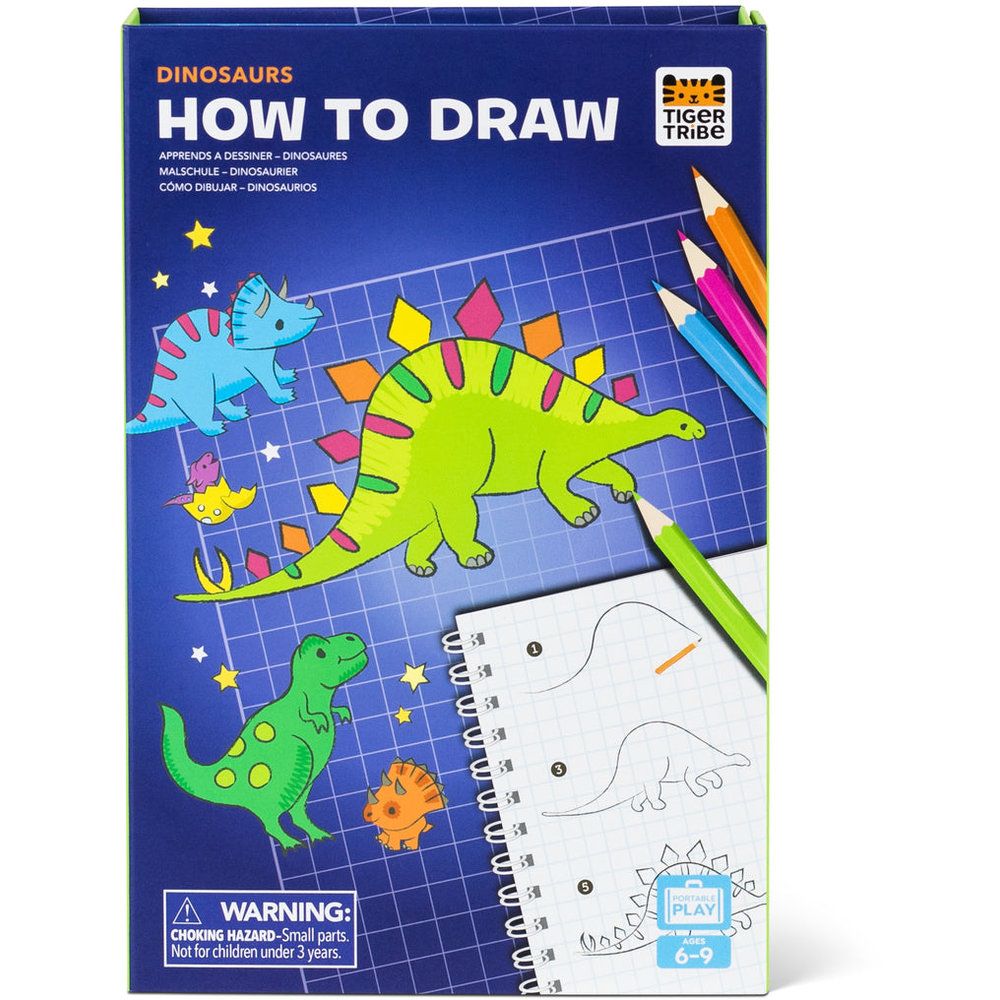 Tiger Tribe How To Draw - Dinosaurs