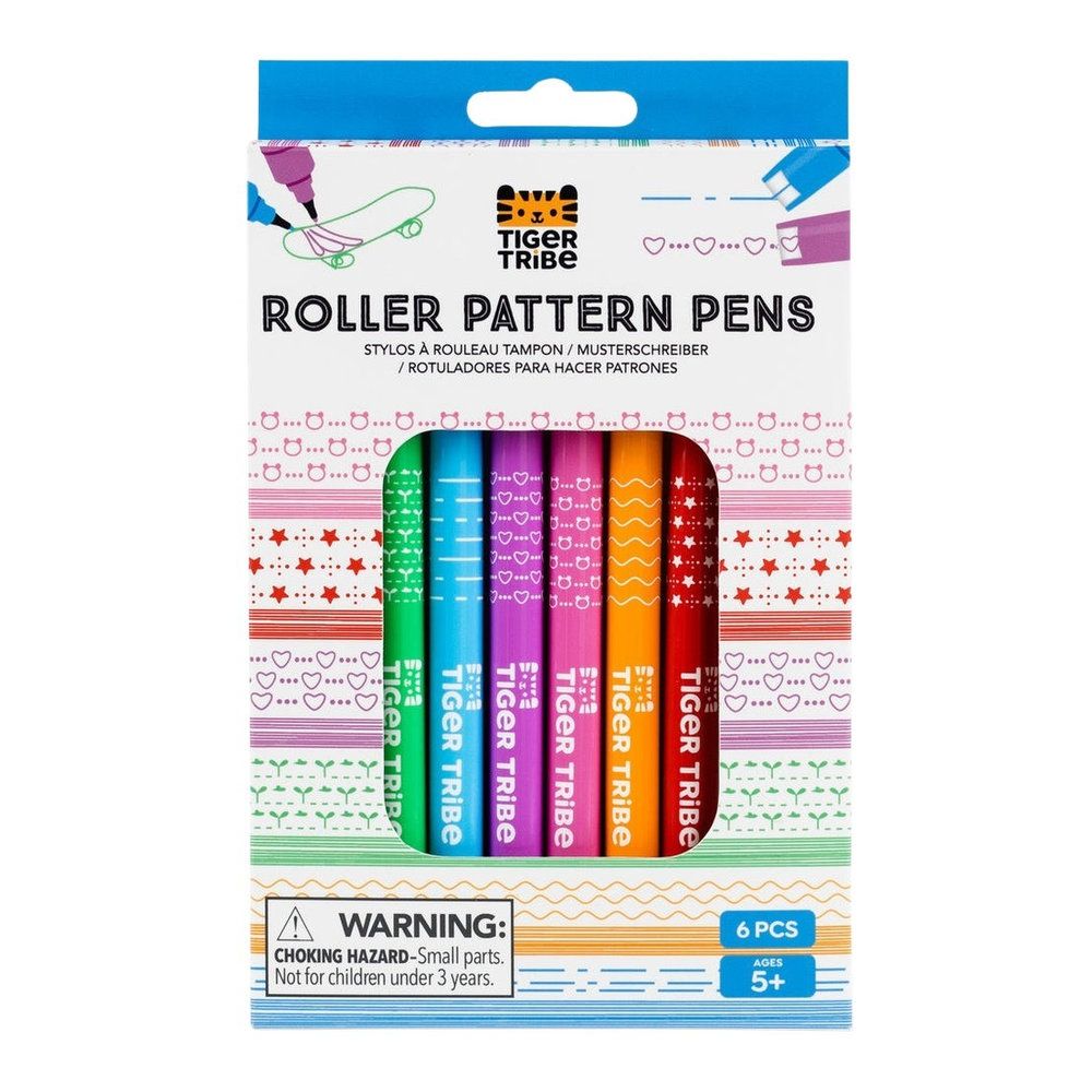 Tiger Tribe Roller Pattern Pens