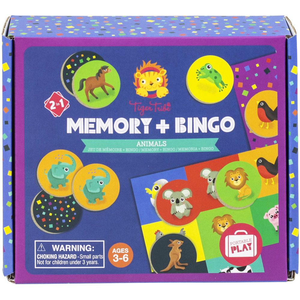 Tiger Tribe Memory + Bingo - Animals