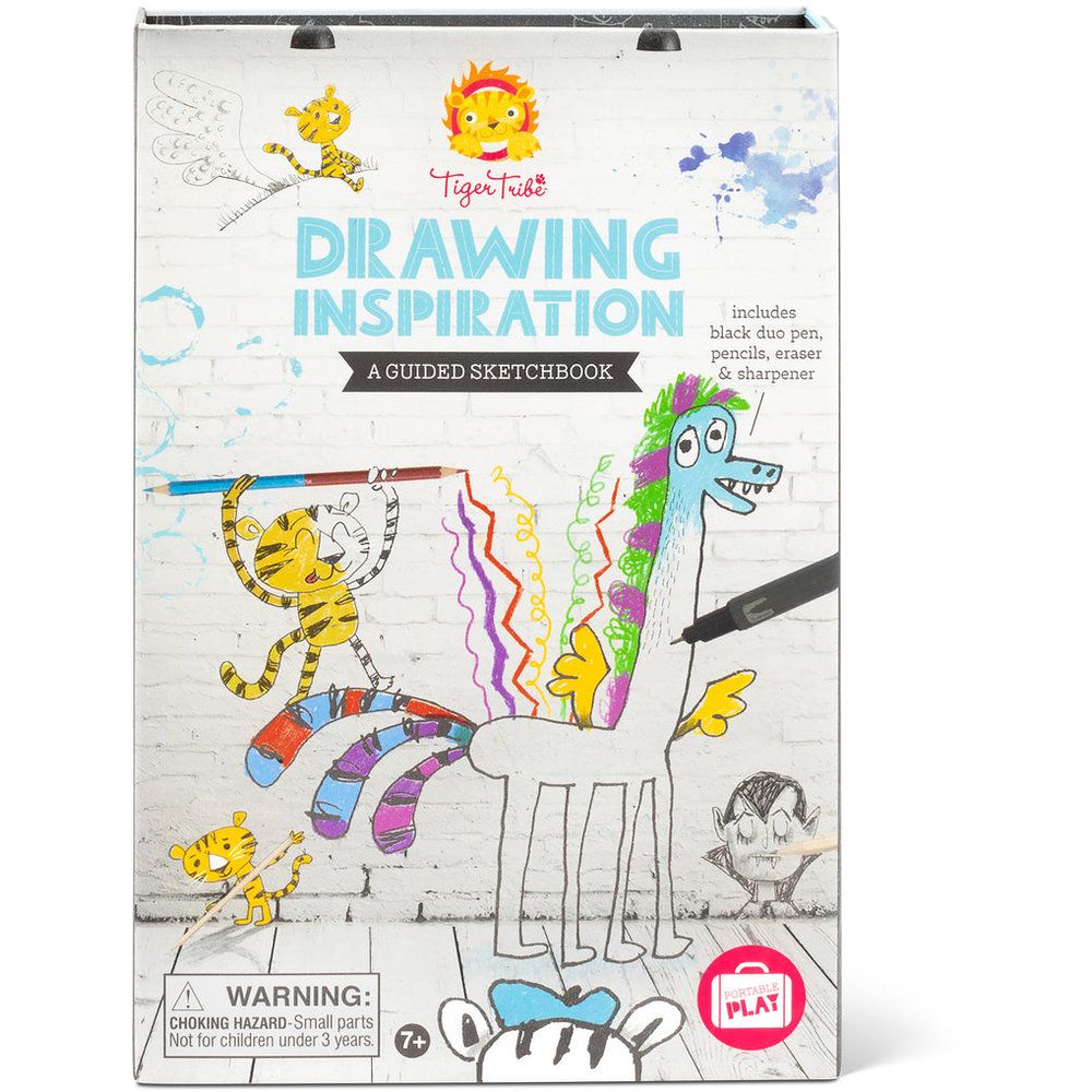 Tiger Tribe Drawing Inspiration - A Guided Sketchbook