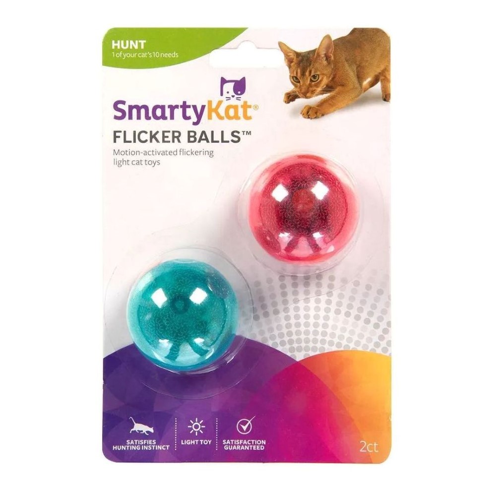 Smartykat Flicker Cat Balls (Set of 2)