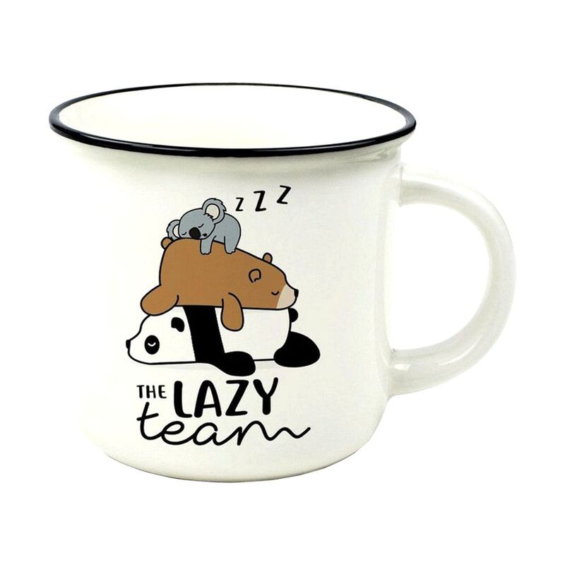كوب ليجامي - بوتشــينو -بطبعة عبارة  Lazy Team كوب ليجامي - بوتشــينو -بطبعة عبارة  Lazy Team