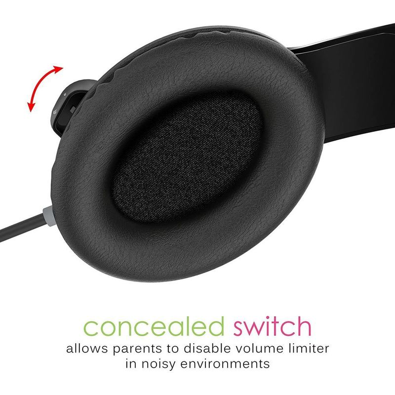 Mee Audio Kidjamz 3 Headphones for Kids with Volume Limitting Black