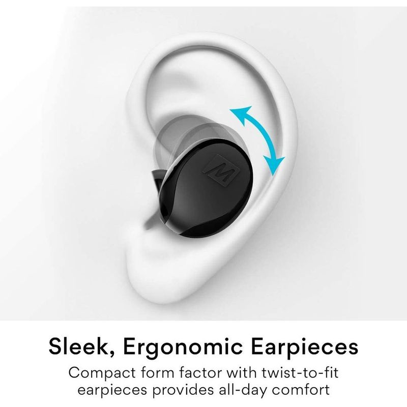 سماعات أذن سوداء رياضية لاسلكية مي أوديو X10