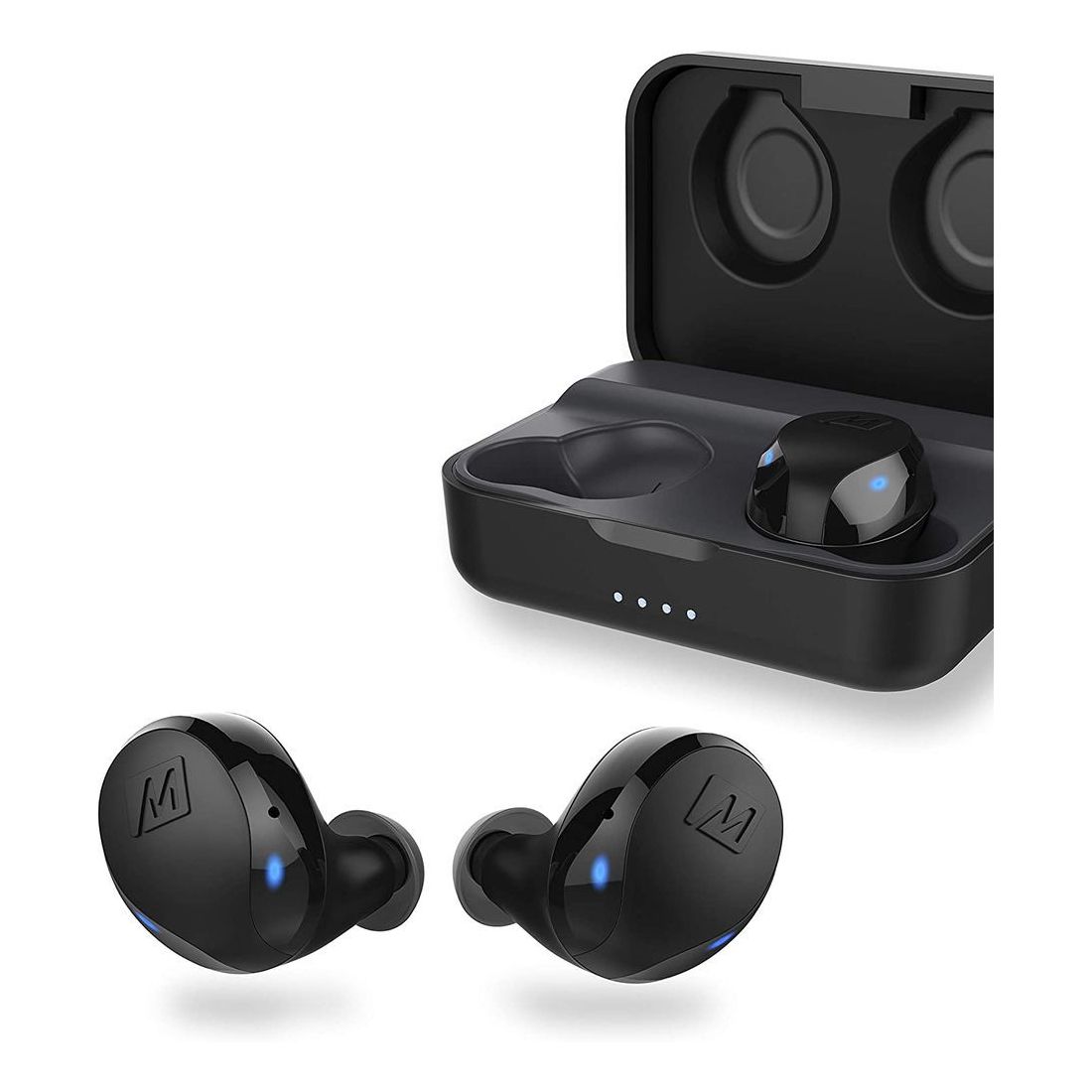 سماعات أذن سوداء رياضية لاسلكية مي أوديو X10