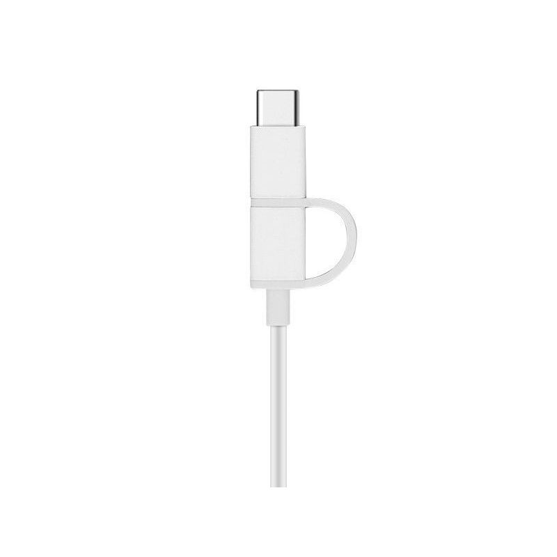 Xiaomi Mi 2-In-1 Micro USB to Type C Cable 100 cm White