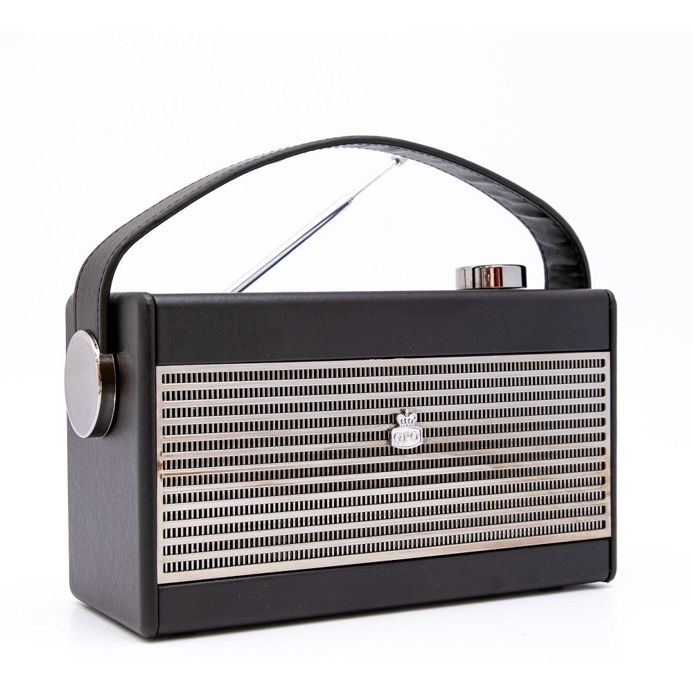 GPO Darcy Portable Analogue Radio Black