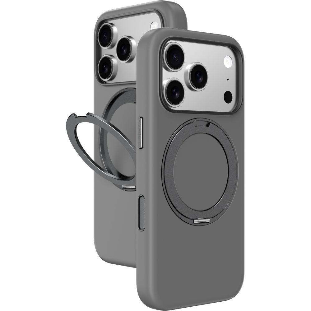 Amazingthing Cloudie Magspin Drop Proof Case For iPhone 17 Pro 6.3-Inch - Grey