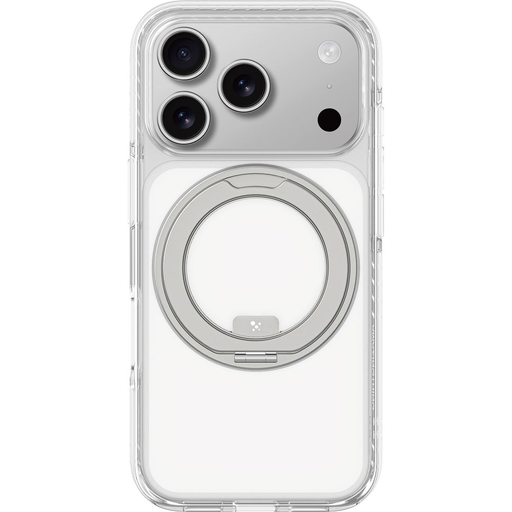Amazingthing Titan Pro Magspin Drop Proof Case For iPhone 17 Pro Max 6.9-Inch - Clear