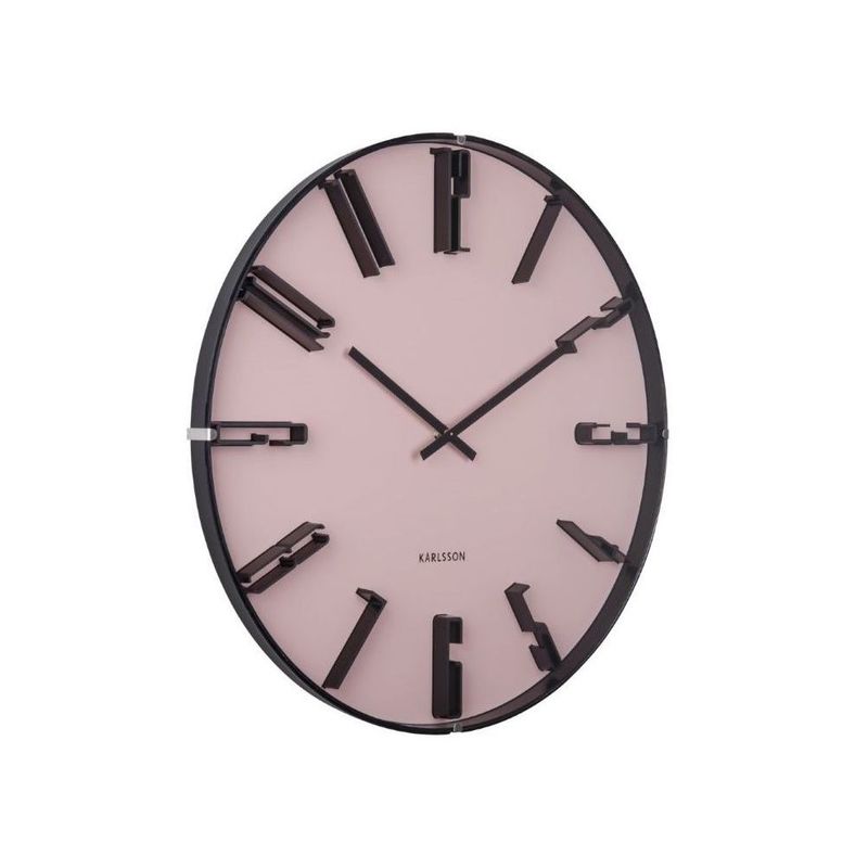 Karlsson Wall Clock Sentient Faded Pink