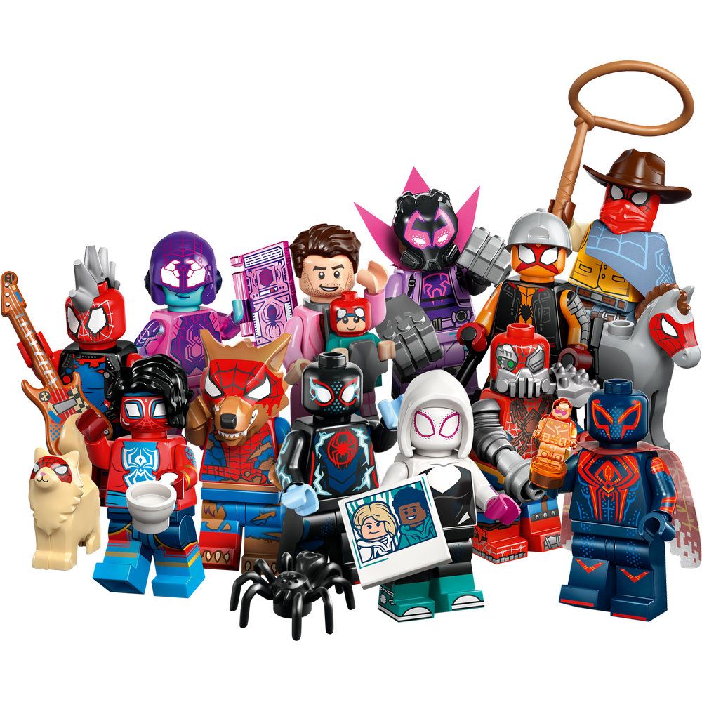 Lego Minifigure Series Spiderman Across The Spiderverse 71050 - (8 Pieces)