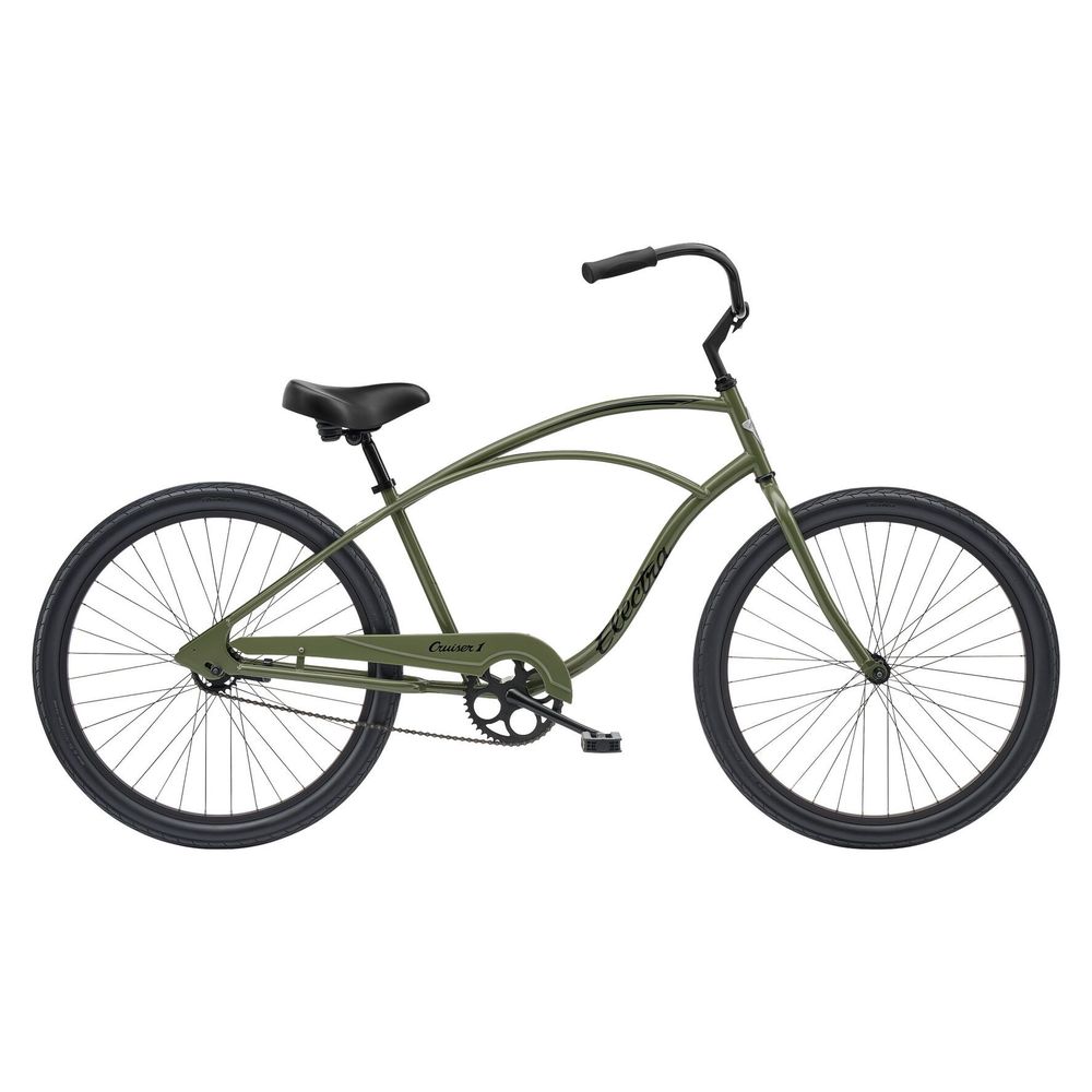 Electra Men's Bike Cruiser 1 Olive 26