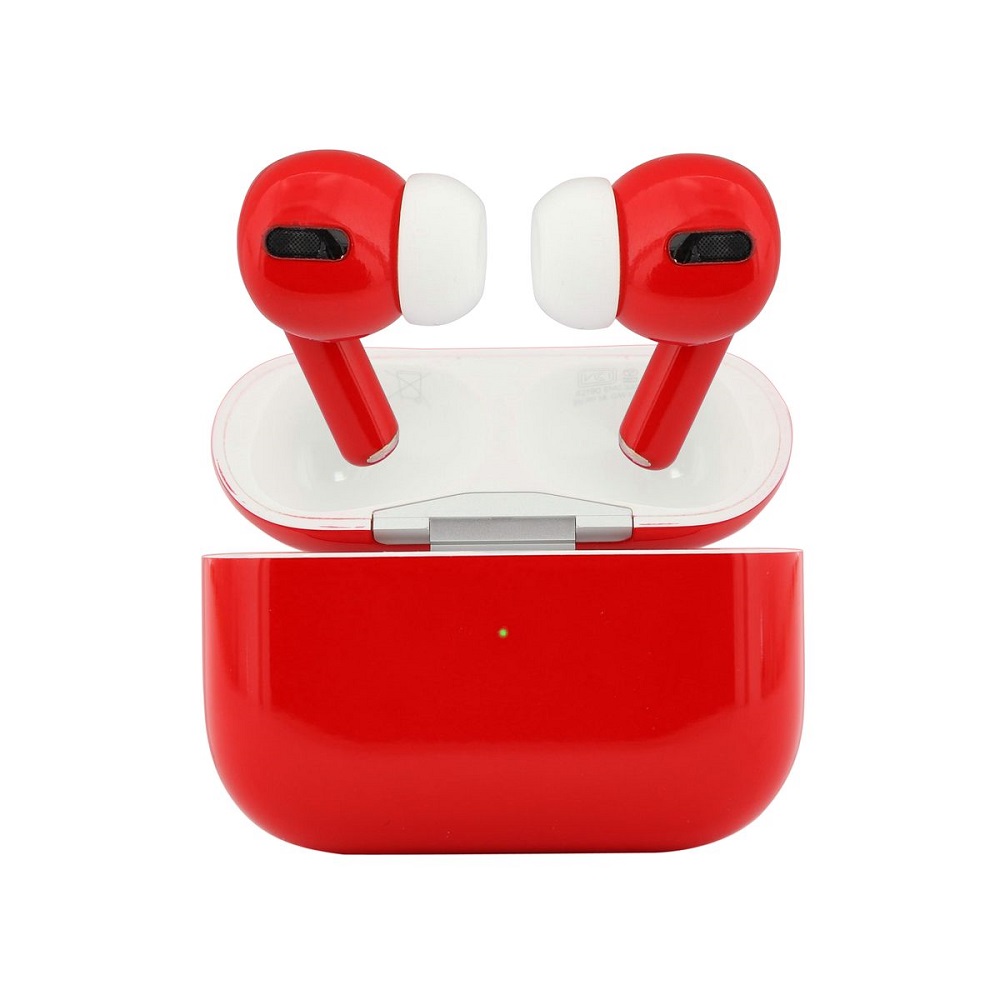 Apple AirPods Pro Noise-Cancelling Earphones with Wireless Charging Case - Matte Red