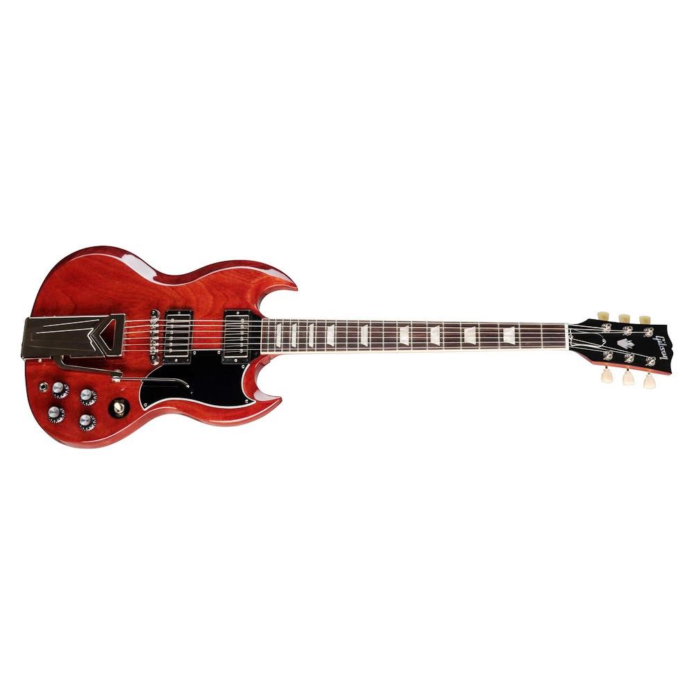 Gibson SG Standard '61 Sideways Vibrola Electric Guitar - Vintage Cherry (Includes Hardshell Case)