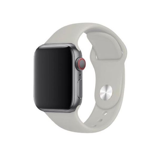 Behello 38/40mm Premium Silicone Strap Stone for Apple Watch (Compatible with Apple Watch 38/40/41mm)