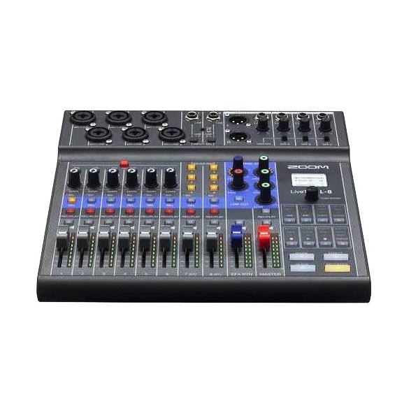 Zoom LiveTrak L-8 Digital Mixer - Recorder - 8-channel