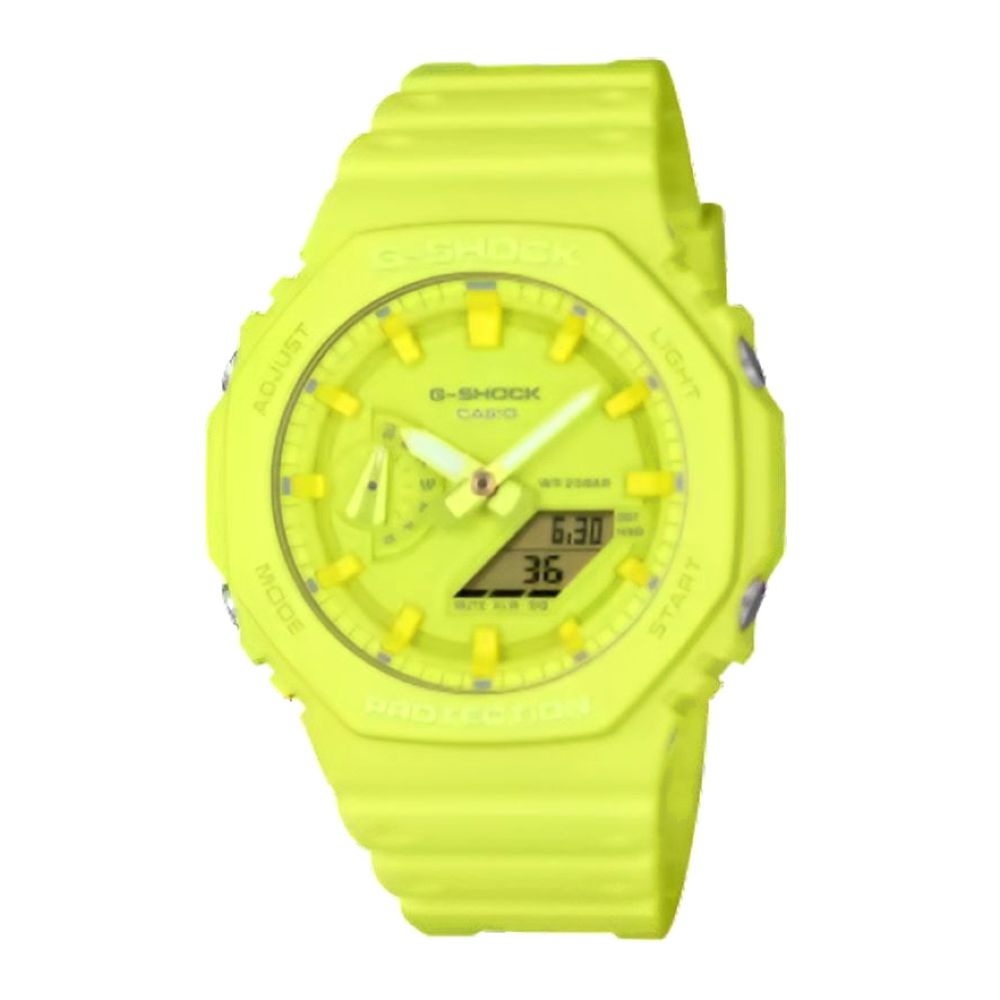 Casio G-Shock Ga-2100-9A9Dr Analog-Digital Men's Watch Yellow