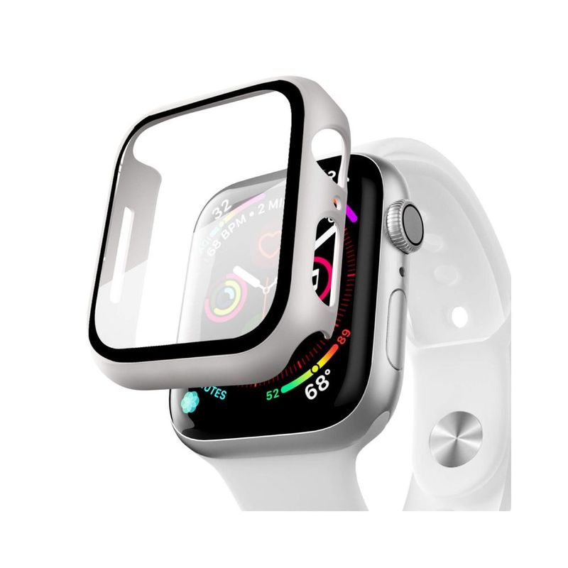 HYPHEN Tempered Glass Protector Silver for Apple Watch 40mm