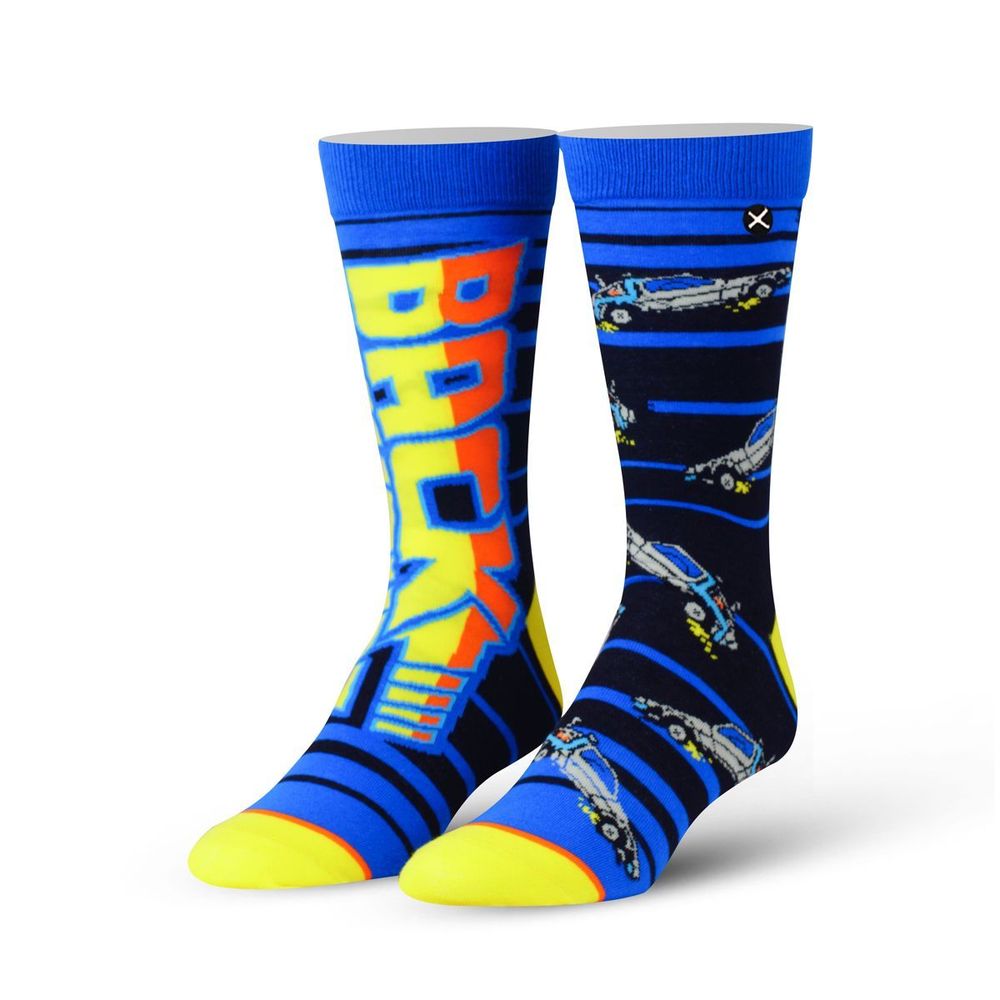Odd Sox Back to the Future 88 Mph Knit Men's Socks (Size 6-13)