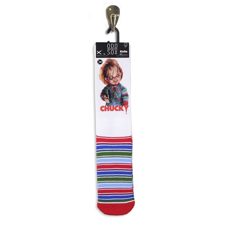 Odd Sox Chucky Wanna Play Men's Socks (Size 6-13)