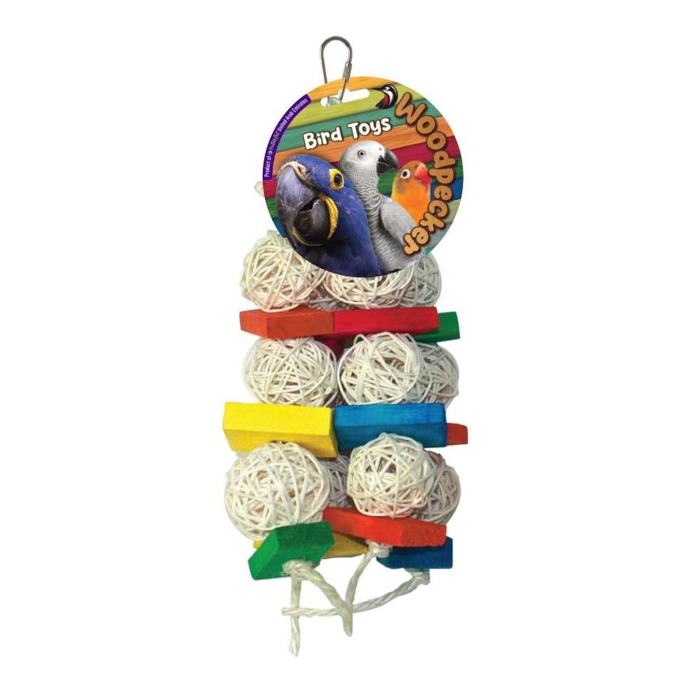 Nutrapet Woodpecker Bird Toy Fishing Nets 25 x 12 x 12 cm