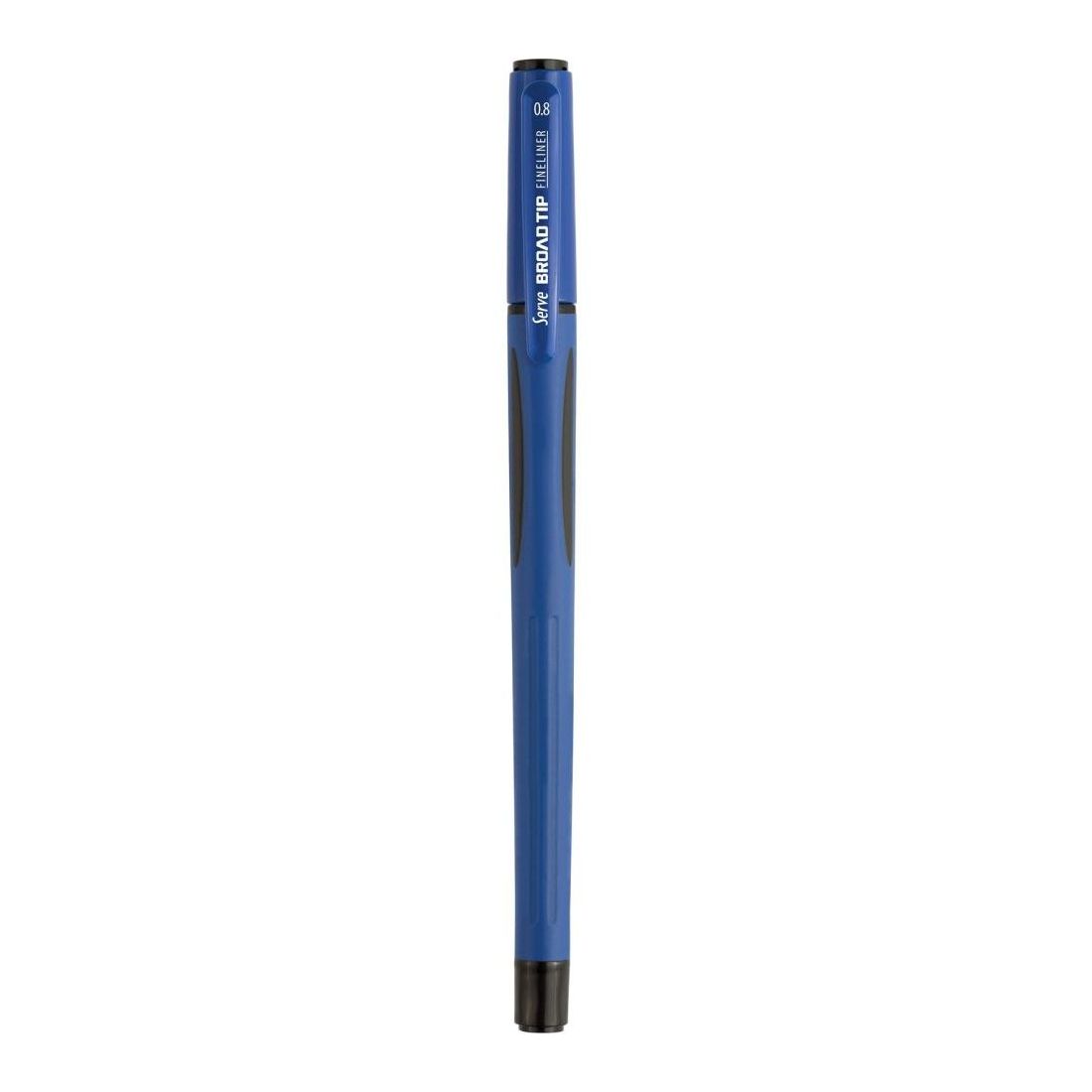 Serve Broad Tip Fineliner Pen 0.8mm Dark Blue