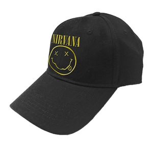 Ok Sales Nirvana Logo & Smiley Baseball Cap Black