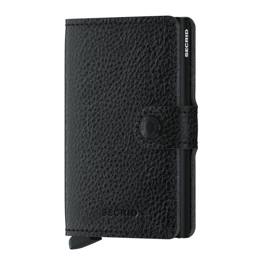 Secrid Miniwallet - Vegetable Tanned Leather - Black/Black