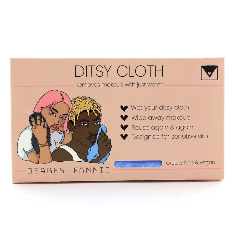Dearest Fannie Blue Ditsy Cloth Skin Care