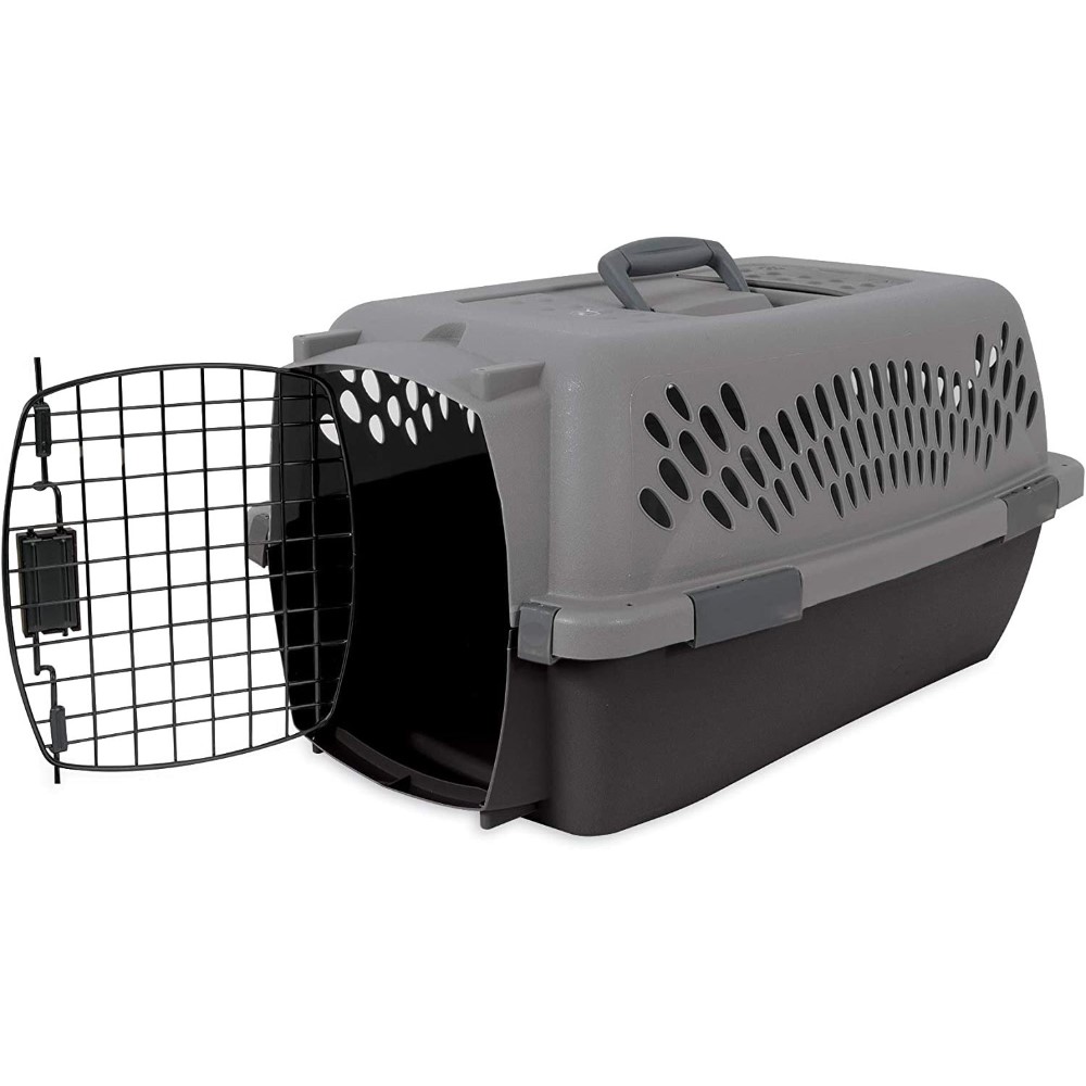 Petmate Pet Porter 23Inch Traditional Up To 15Lbs - Gray & Black