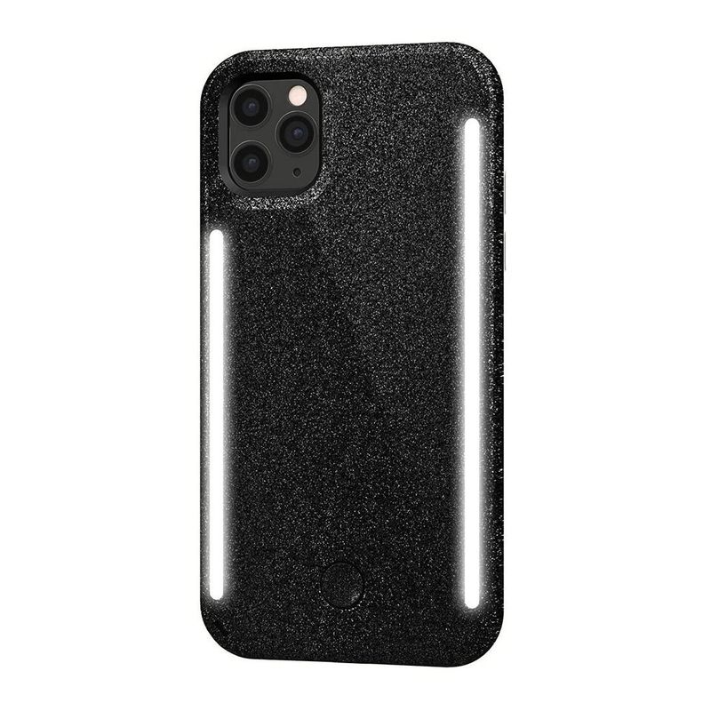 Lumee Duo Case Black Glitter for iPhone 11 Pro Max