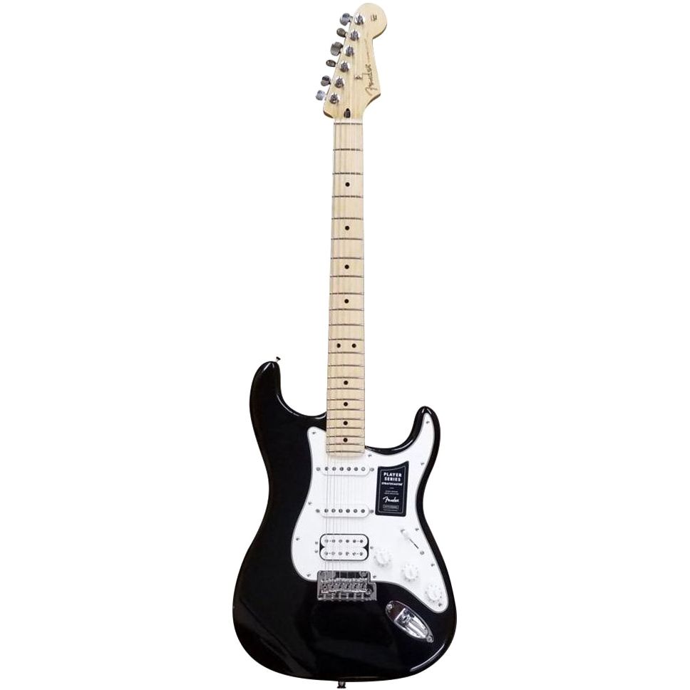 Fender Player Series Stratocaster HSS Maple Neck Electric Guitar - Black