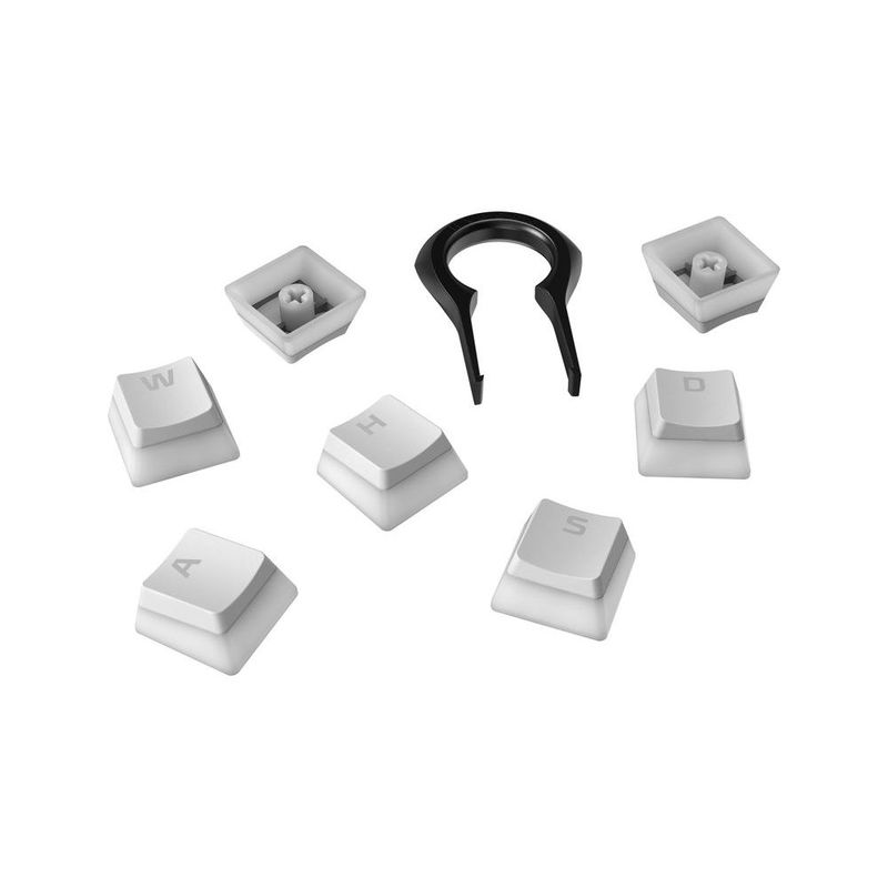 HyperX Pudding Keycaps Full Key Set PBT US White