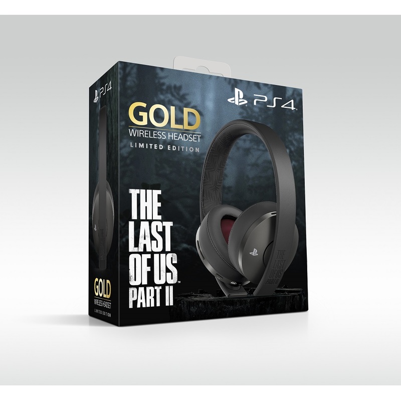 Sony The Last of Us Part II Limited Edition Gold Wireless Headset for PS4