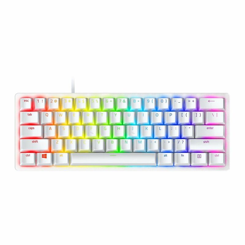 لوحة مفاتيح الألعاب Razer Huntsman Mini Mercury الإصدار الأحمر