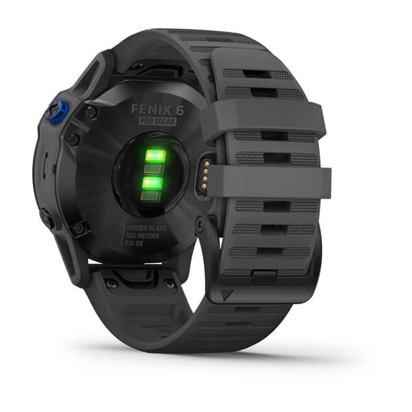 Garmin Fenix 6 Pro Solar Edition 47mm Slate Grey with Black Band Smartwatch