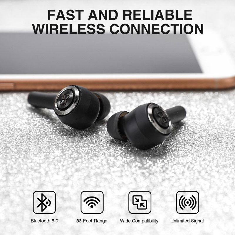 Monster Clarity 102 Airlinks Black Wireless In-Ear Earbuds