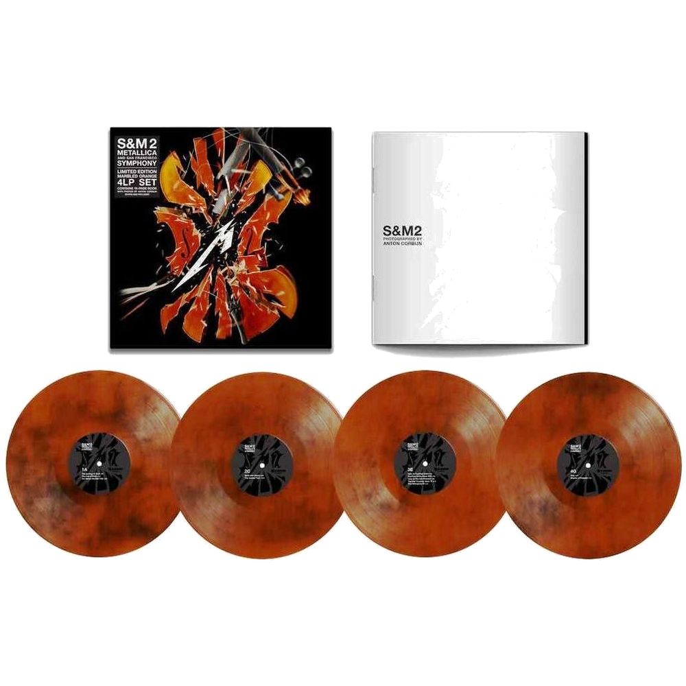 S&M 2 (Limited Edition) (Orange Marbled Colored Vinyl) (4 Discs) | Metallica