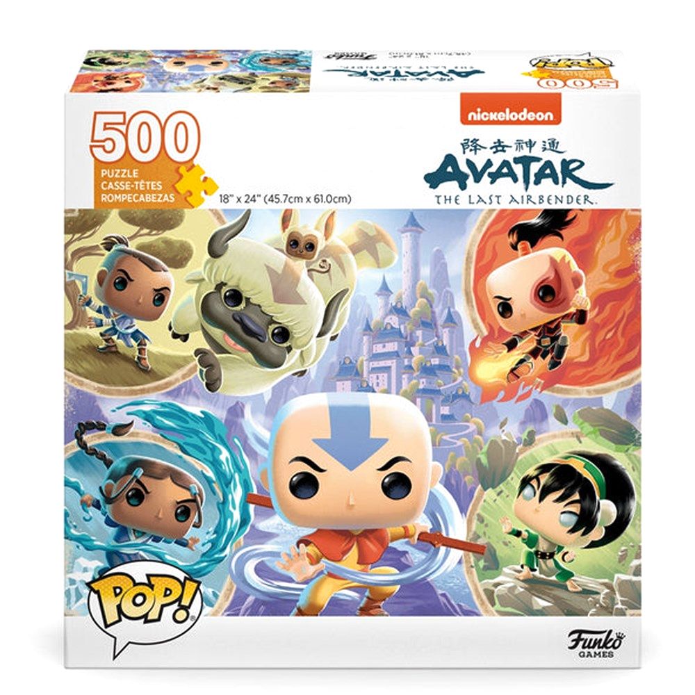 Funko Pop! Games Movies Avatar The Last Airbender Puzzle Jigsaw Puzzle (500 Pieces)