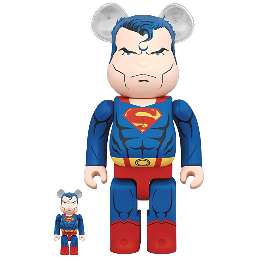 Bearbrick 100% & 400% DC Comics Superman Figure Set (Batman Hush Version) (7/28cm) (Set of 2)